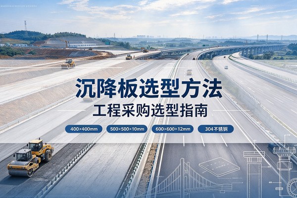疏勒沉降板选择方法