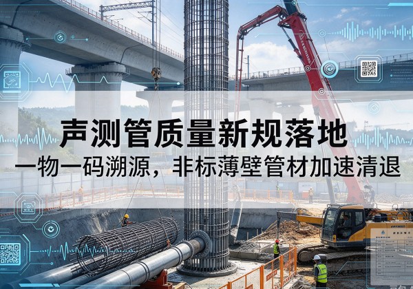 疏勒声测管质量新规落地，一物一码溯源，非标薄壁管材加速清退